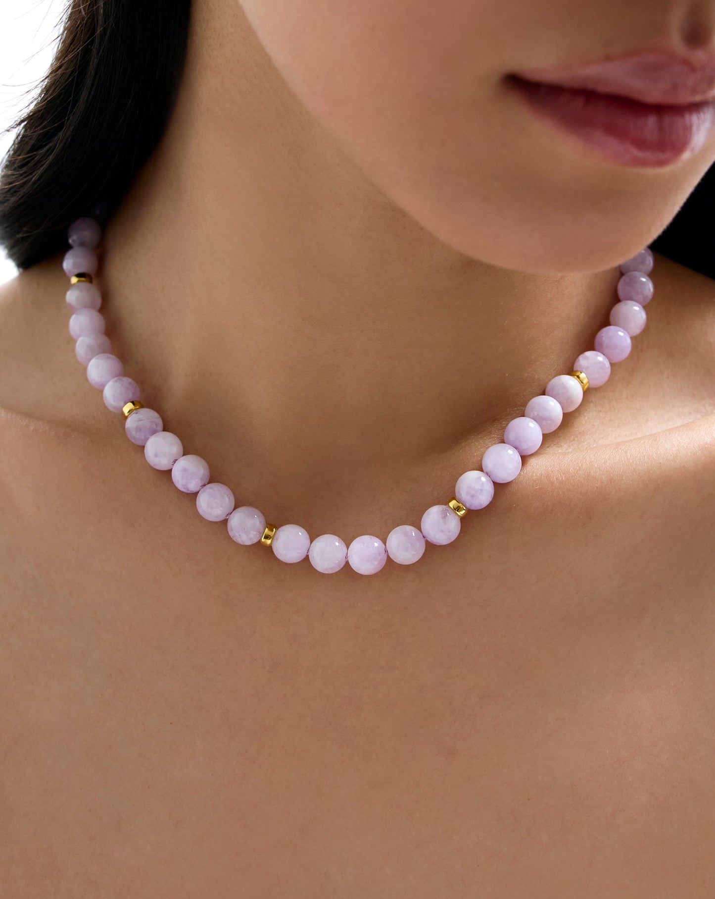 Amethyst Bead Necklace