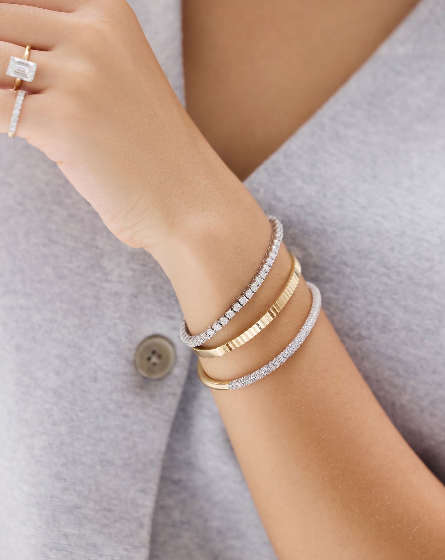 Classic Lab Diamond Tennis Bracelet