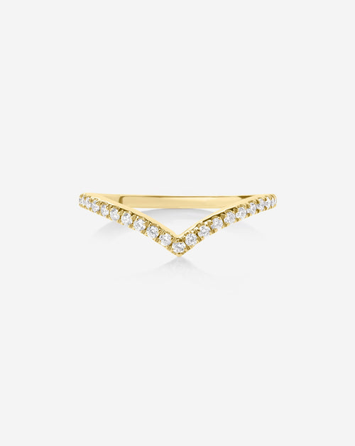 Curved Diamond Band