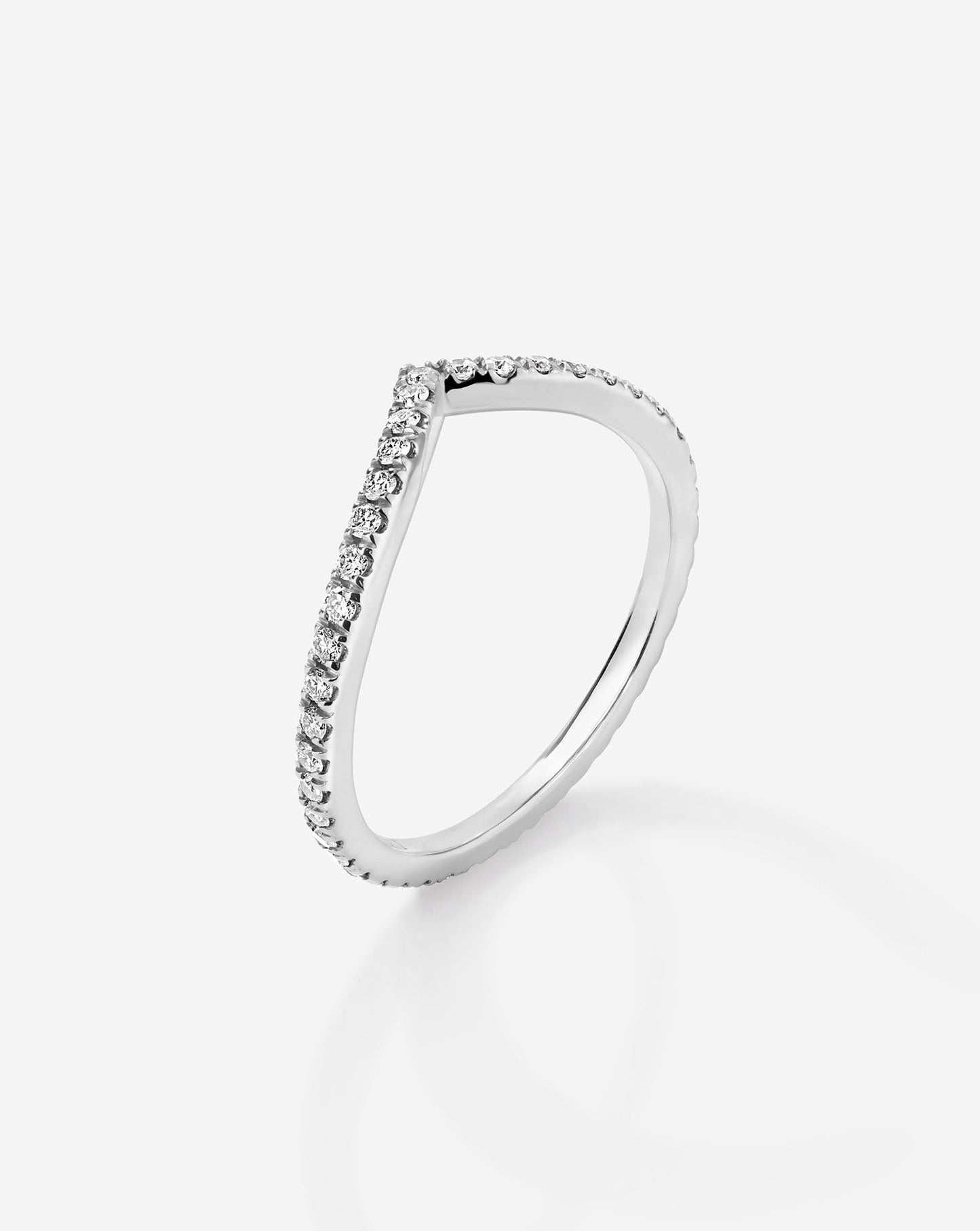 Curved Diamond Band