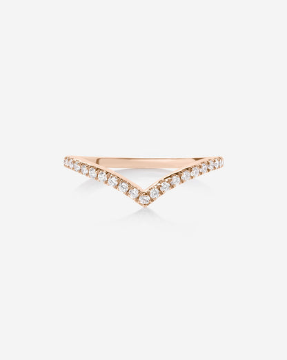 Curved Diamond Band