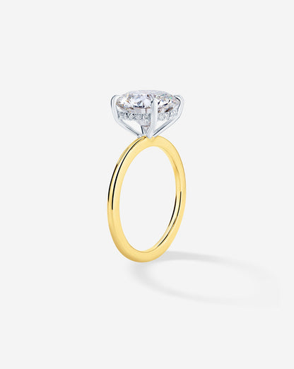 2.52 Round Lab Diamond in Whisper Thin® Hidden Halo