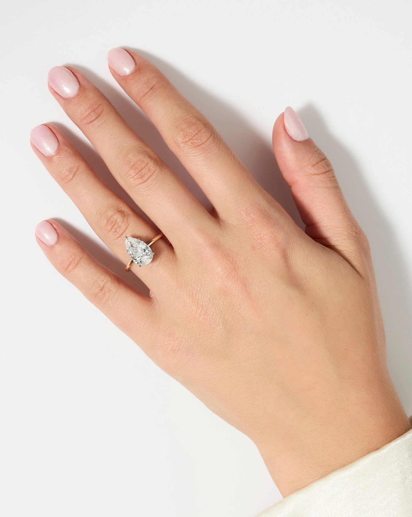 3.01 Pear Natural Diamond in Whisper Thin®
