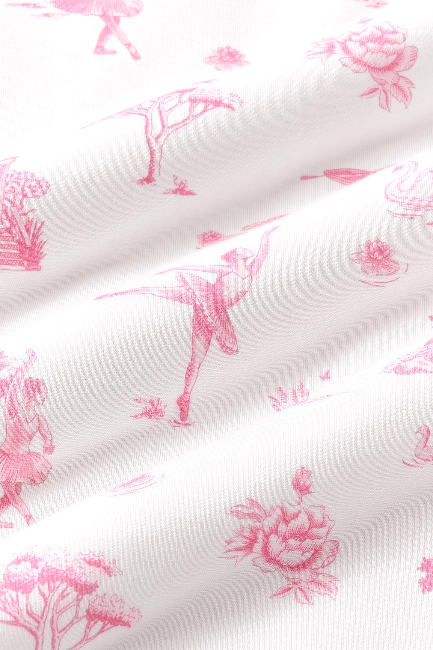 Burp Cloth in Toile Ballet