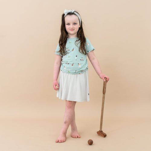 Toddler Basic Tee in Golf