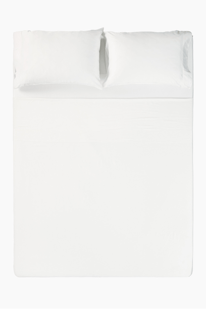 Bamboo Sateen Sheet Set in Shell
