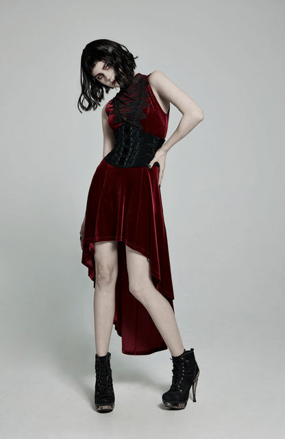 Ash Wednesday Velvet Corset [BLACK]