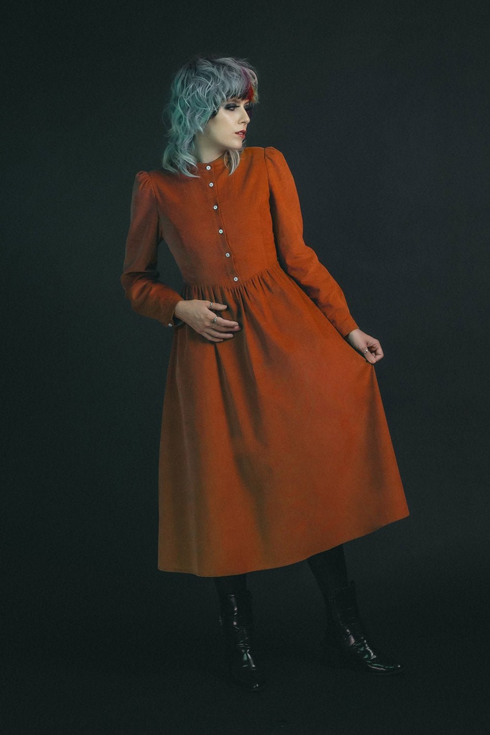 All Hallow's Eve Dress [PUMPKIN ORANGE]