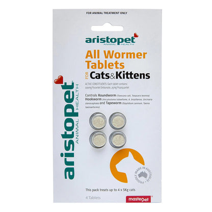 Aristopet - All Wormer Tablets For Cats/Kittens