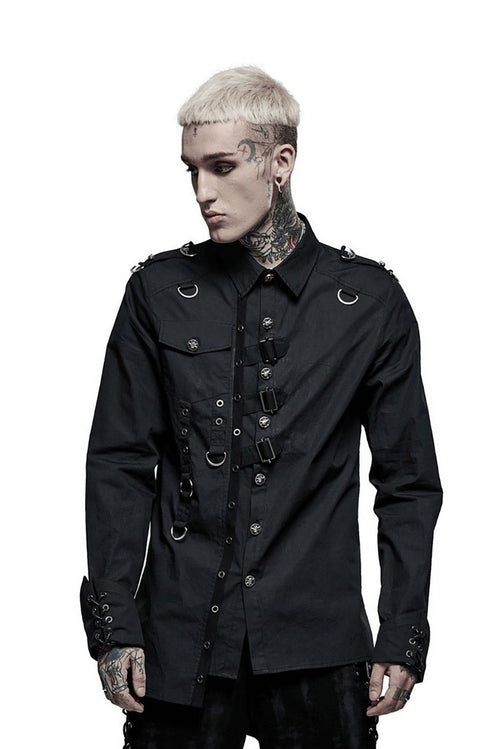 Brimstone Cotton Button-Up Shirt