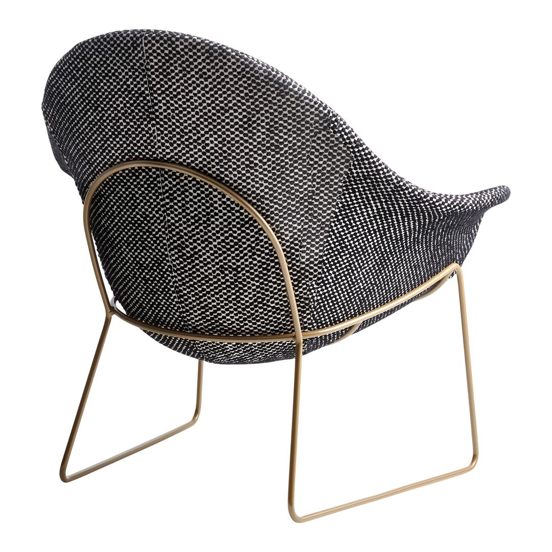 Atticus 09 Lounge Chair  - Low -  Sled Base