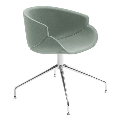 Bix Armchair - 4-Star Swivel Base - Upholstered
