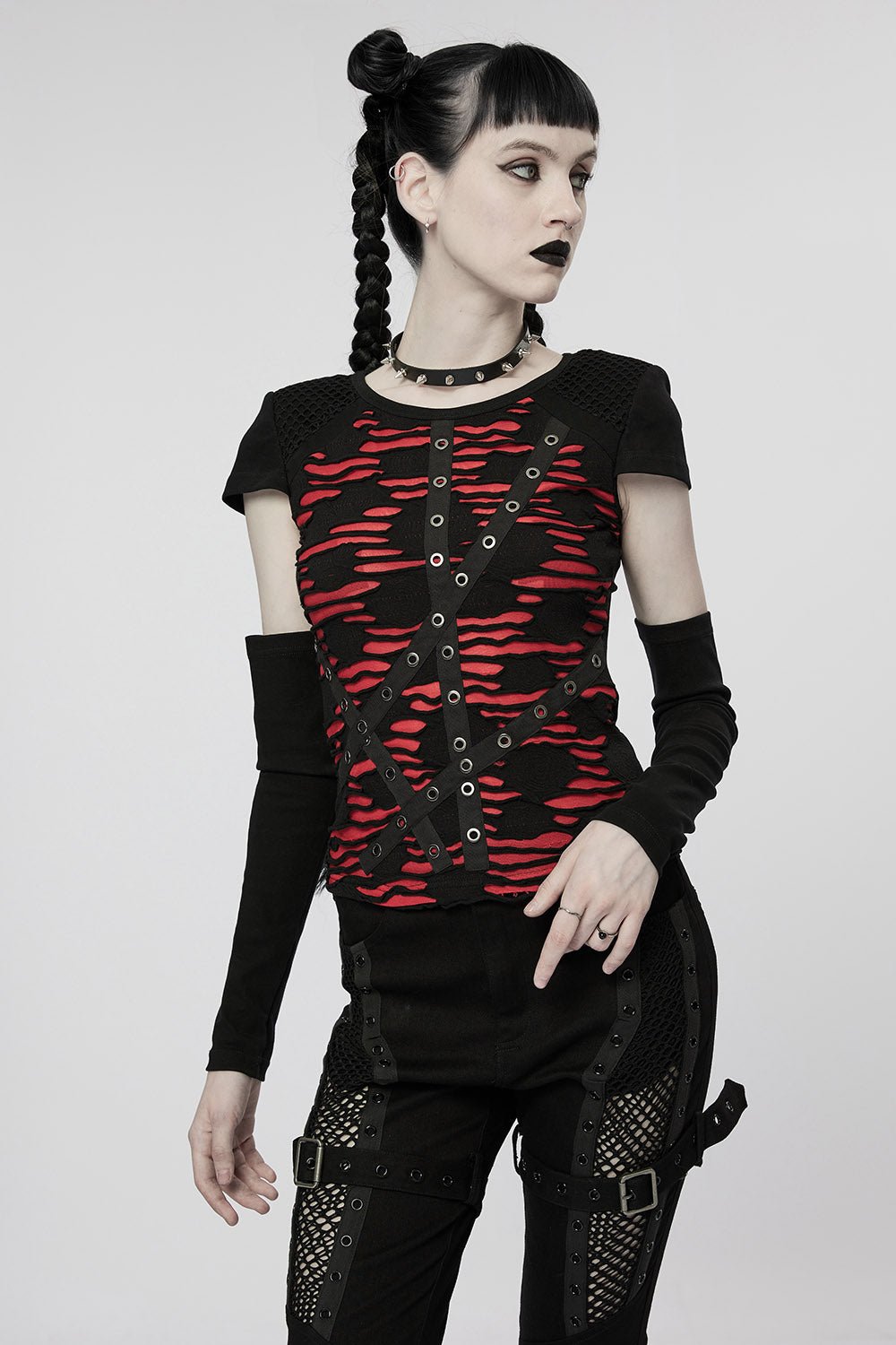 Barbie Blood Top Set [BLACK/RED]