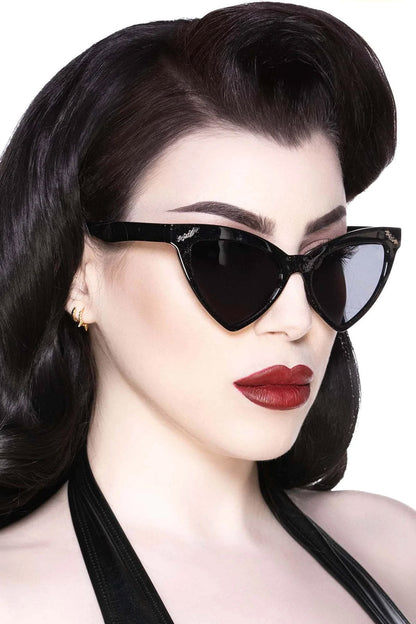 Bat An Eye Sunglasses [GLITTER]