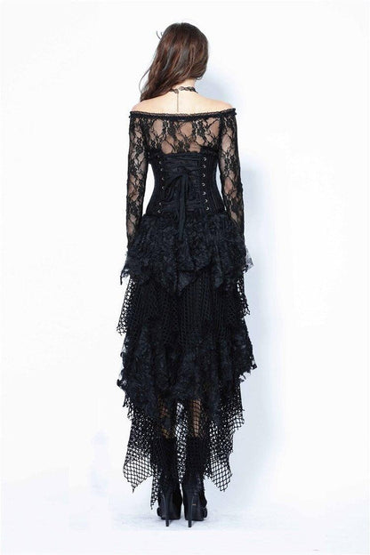 Black Madonna Layered Skirt