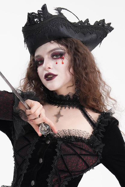 Black Pearl Punk Pirate Hat