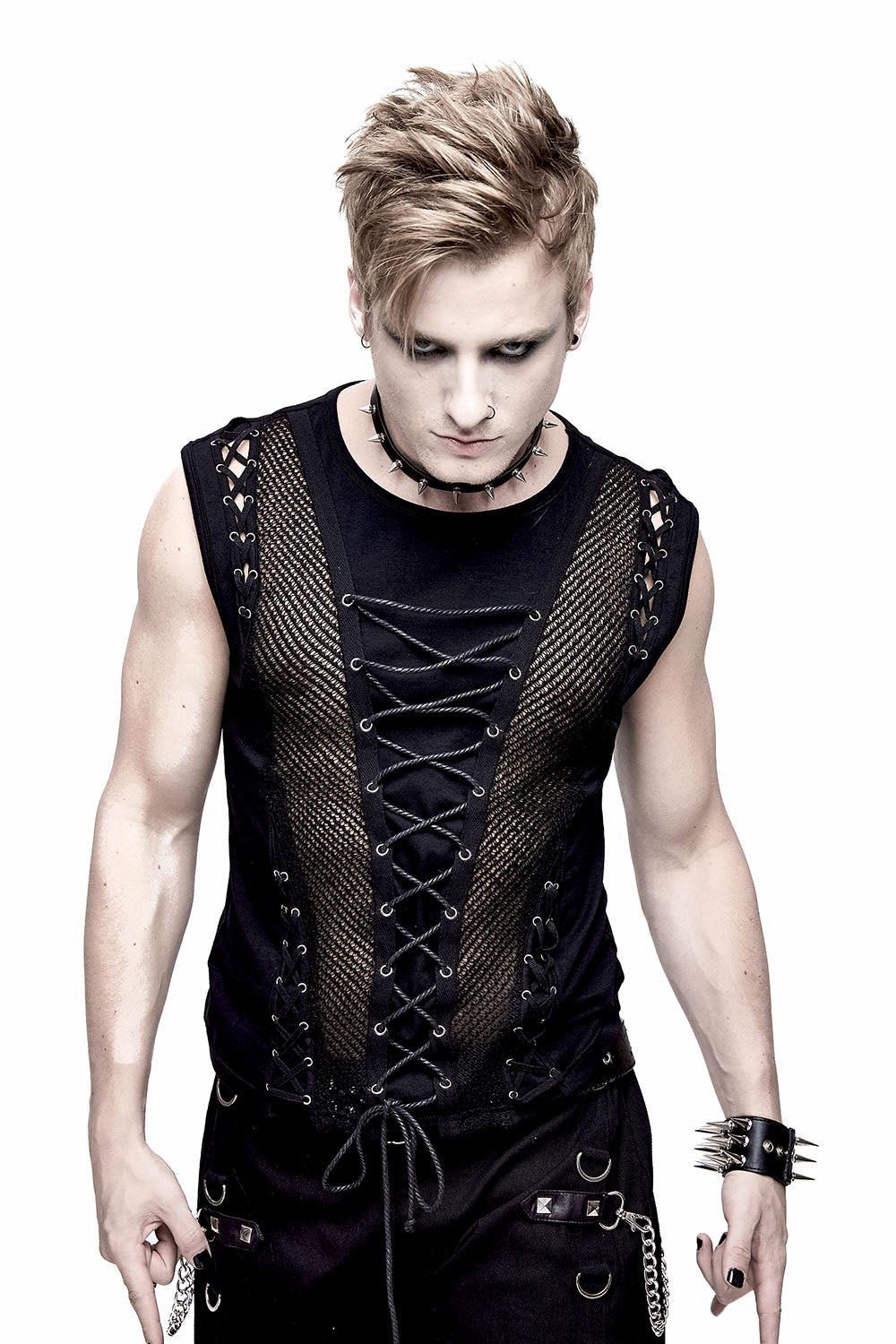Black Plunderer Sleeveless Top