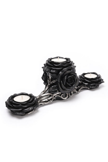 Black Rose Triple Votive Holder