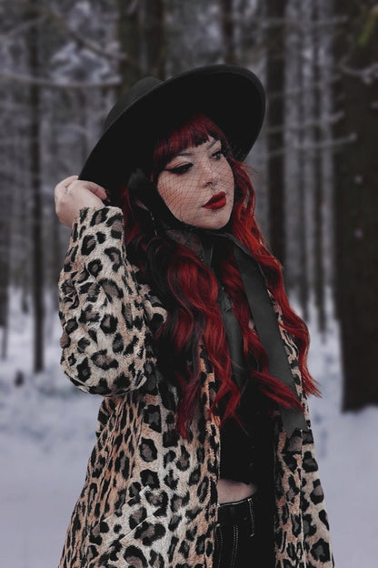 Black Veiled Hat