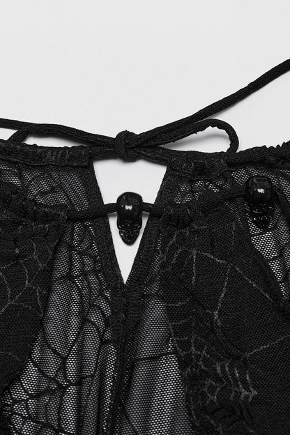 Black Widow Mesh Web Dress [Plus Size]