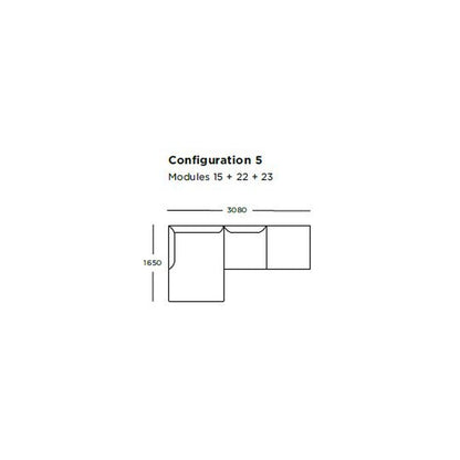 Blade Pre-configured Sofa - Setup 5