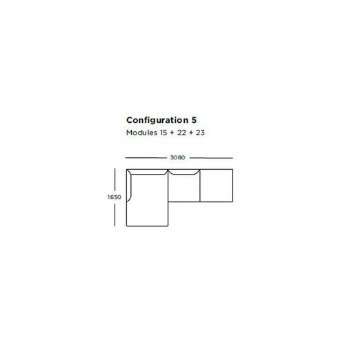 Blade Pre-configured Sofa - Setup 5
