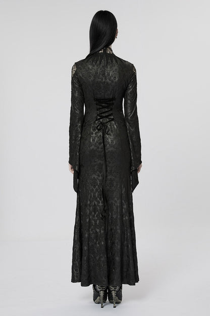 Blood Queen Maxi Dress [BLACK/RED]
