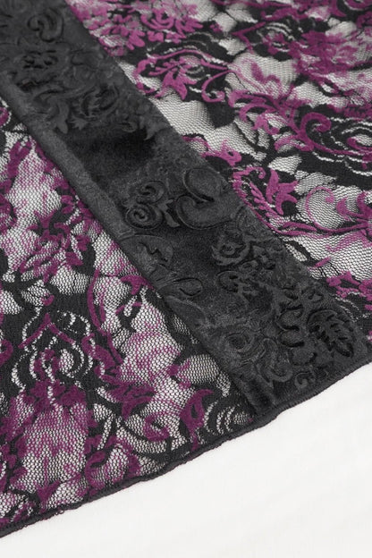 Bordeaux Gothic Bell Bottoms [PURPLE]