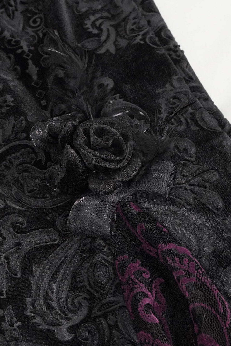 Bordeaux Gothic Bell Bottoms [PURPLE]