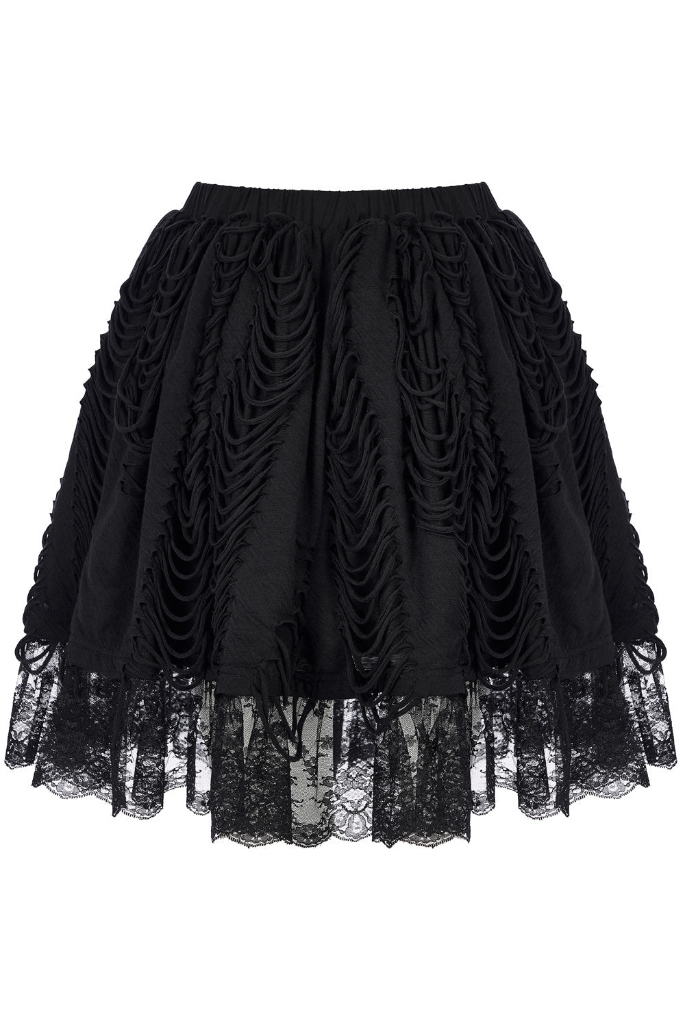 Born to Haunt Shredded Skirt