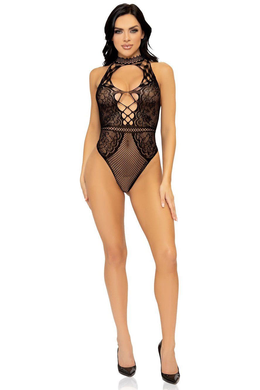 Bring the Heat Lace Bodysuit