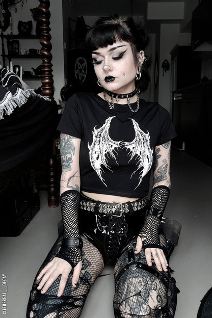 Broken Batwings Crop Top