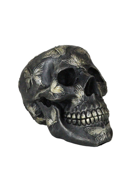 Butterfly Skull Statue
