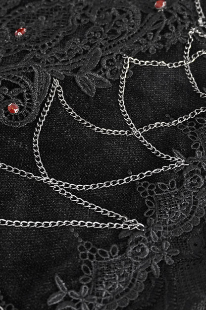 Catacombs of Paris Mermaid Maxi Skirt