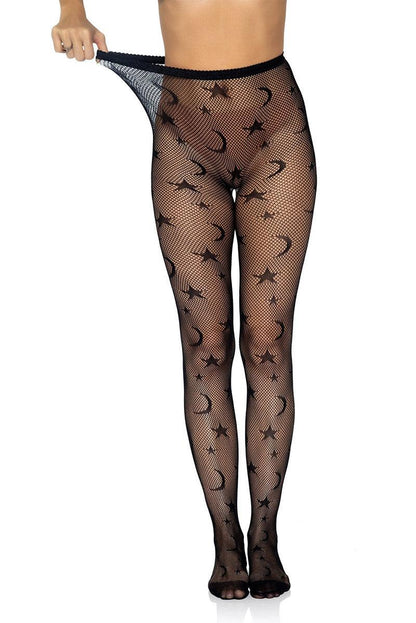 Celestial Night Fishnet Tights