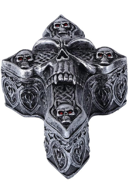 Celtic Skull Cross Box