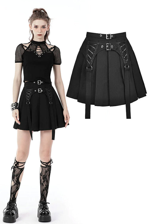 Corset Pleated Skirt
