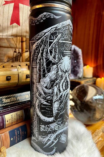 Cthulhu 24 Oz Water Bottle Tumbler