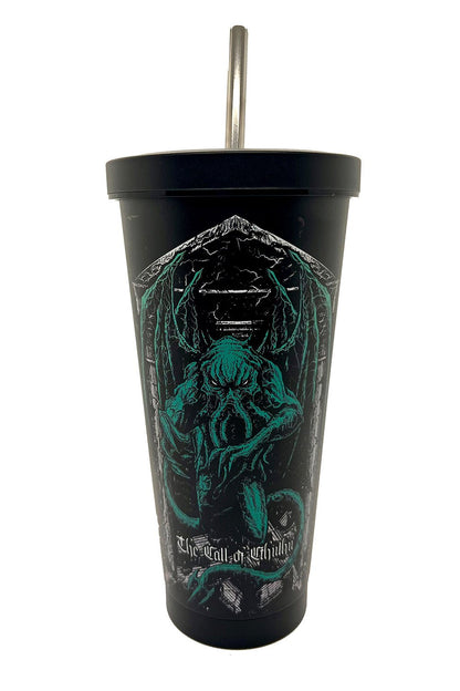 Cthulhu Cold Brew Tumbler with Straw