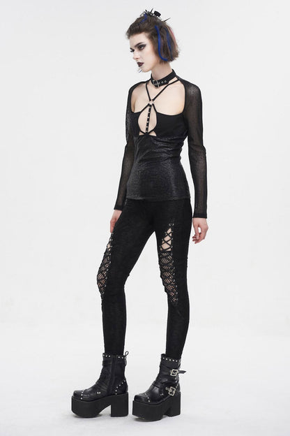 Cut Out High-Waisted Leggings