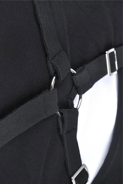 Catacombs Cut-Out Hooded Top
