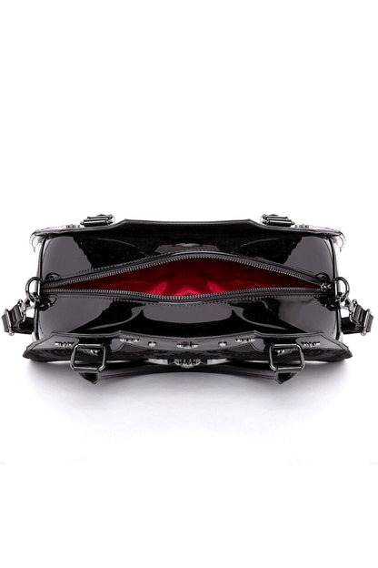 Damask Bat Handbag [Black]