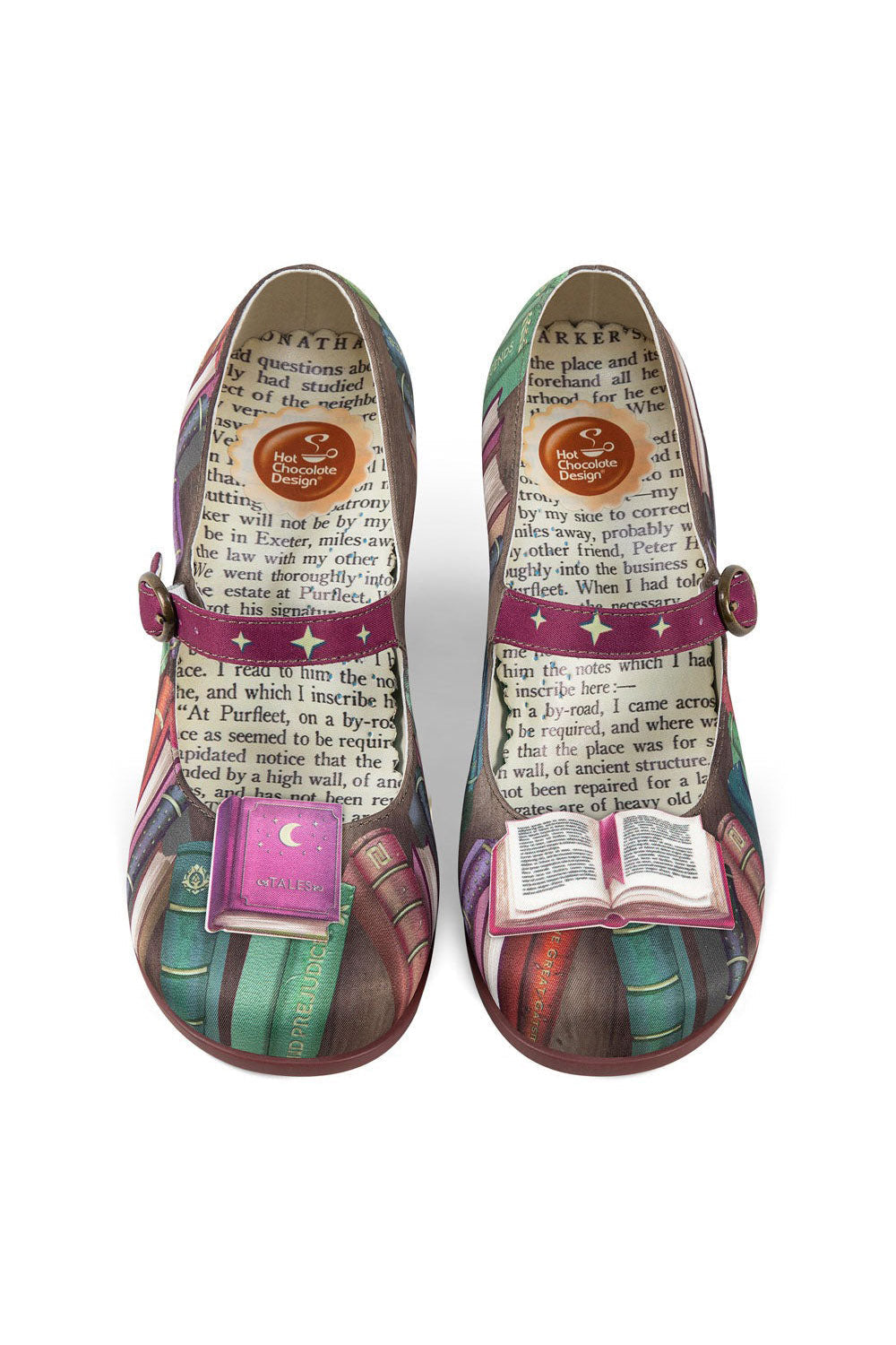 Chocolaticas® Mid Heels Tales & Soles Women's Mary Jane Pump