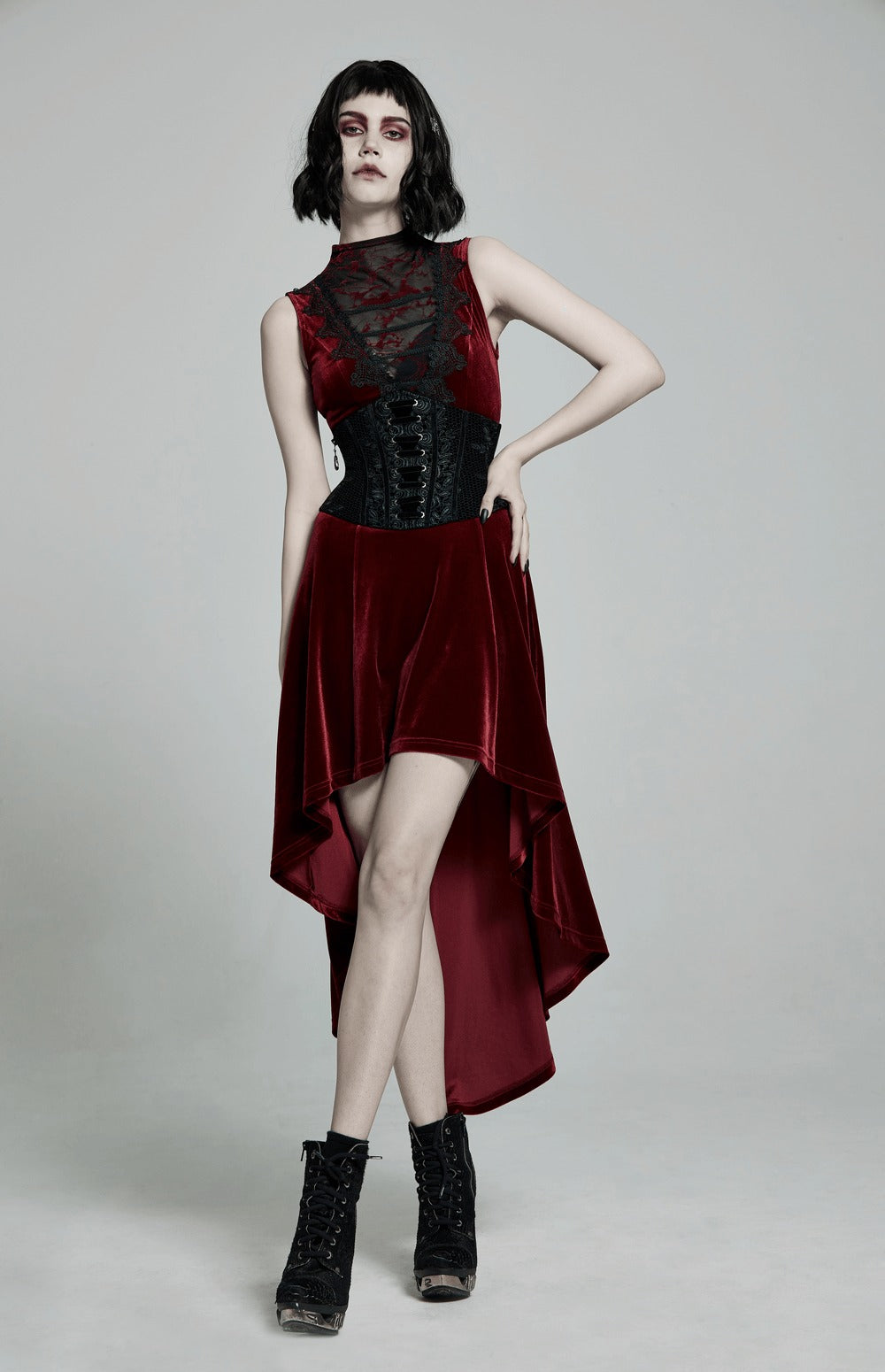 Ash Wednesday Velvet Corset [BLACK]