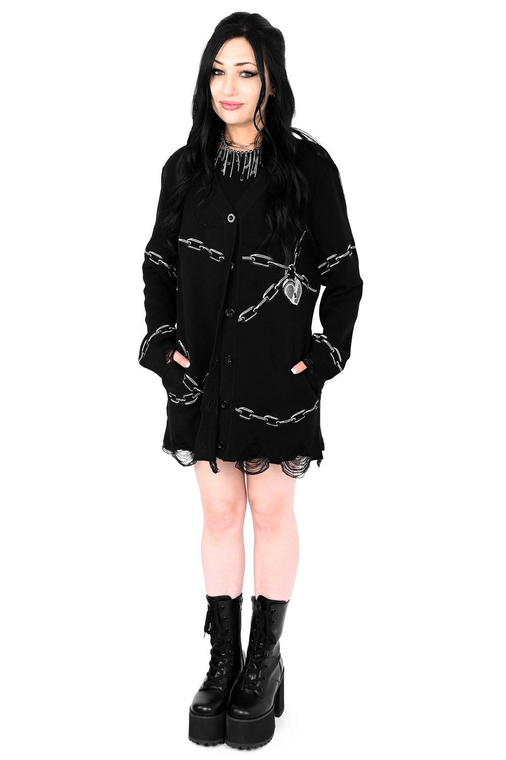 Chained Cardigan