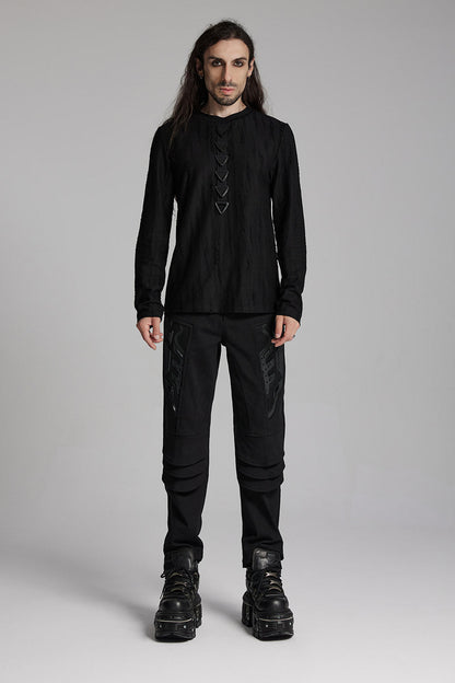 Arachne Shredded Long Sleeve Top