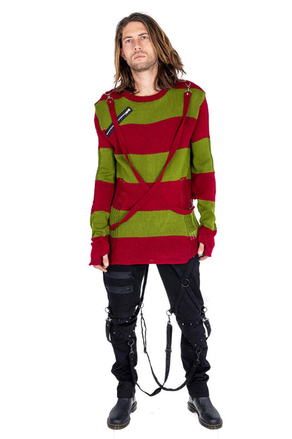 Amalric Jumper Sweater [Red/Green]