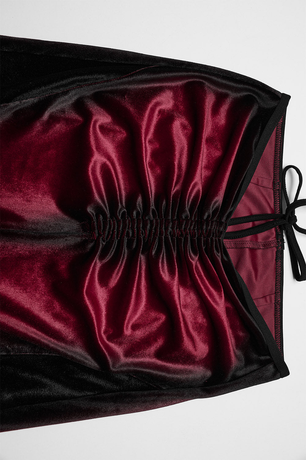 Bloodletting Velvet Flared Pants [Red]