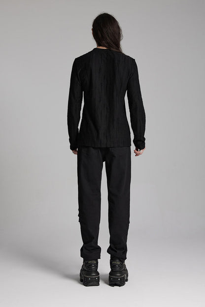 Arachne Shredded Long Sleeve Top