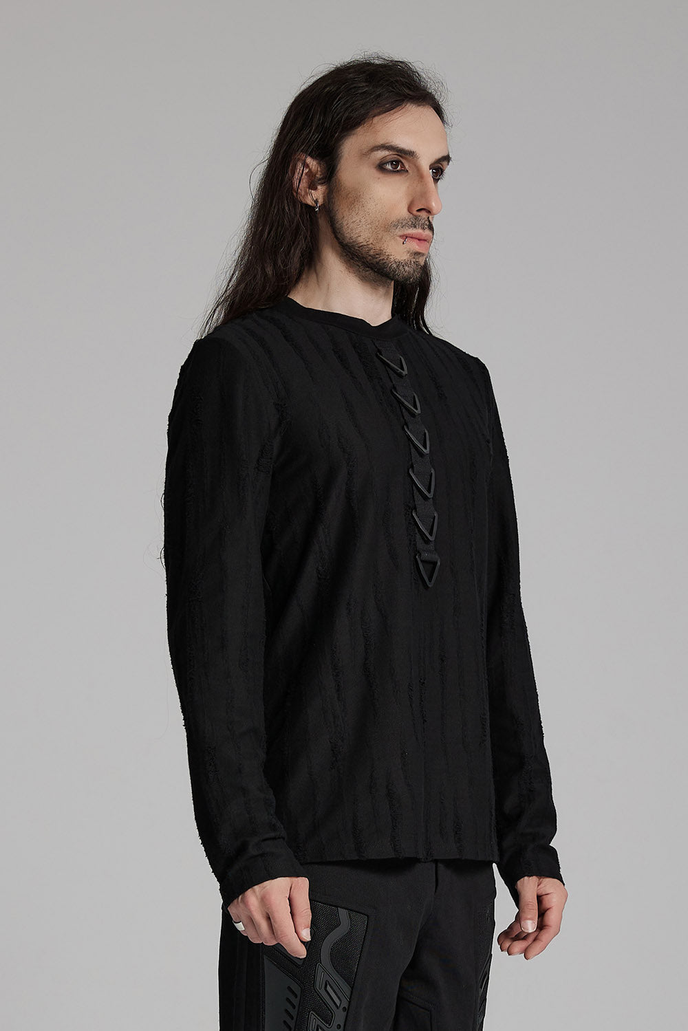 Arachne Shredded Long Sleeve Top